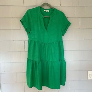 Green Tiered Dress